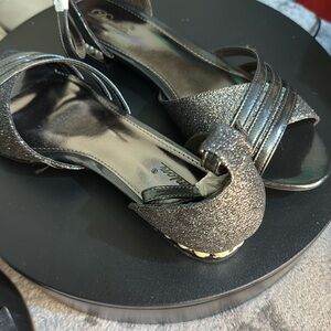 Black And Pearl Shoe